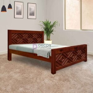 Teak wood bed