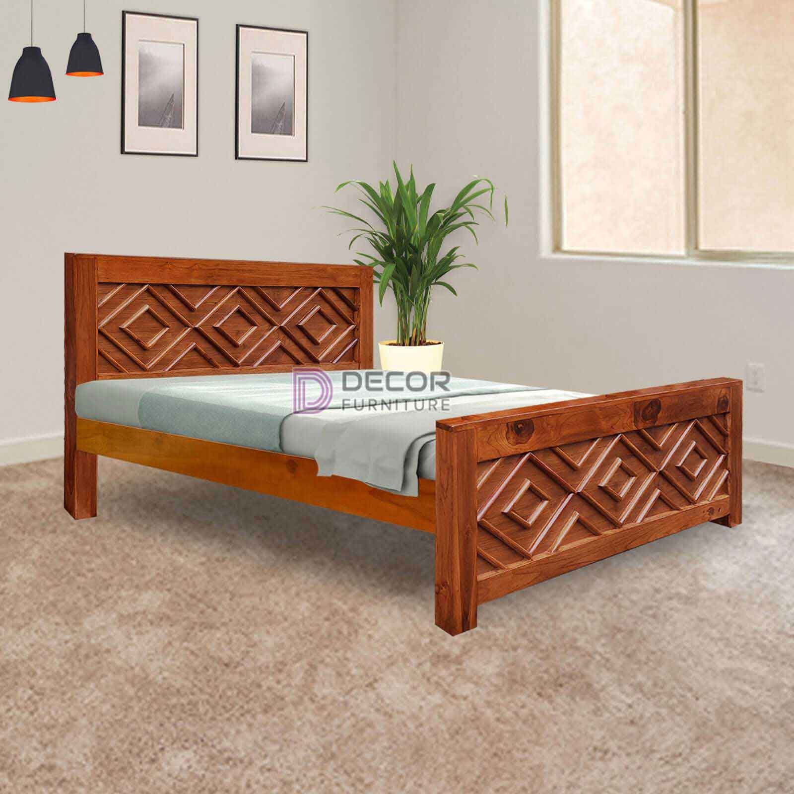 Teak wood Bed