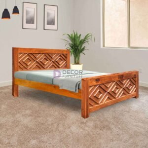 Teak wood bed