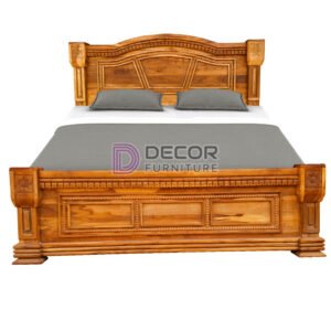 Plush Solid Teak Wood Bed