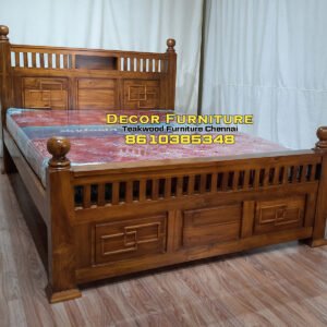Queen Size Kondai model Teakwood Cot