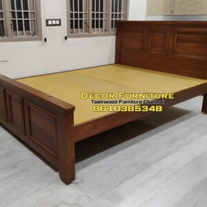 Queen size 4x3 leg Teakwood Cot