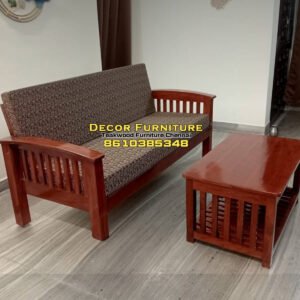 Simple design Teakwood Sofa Set 3 seater