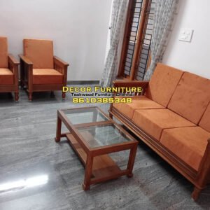 Classic Teakwood Sofa Set 3+1+1 seater