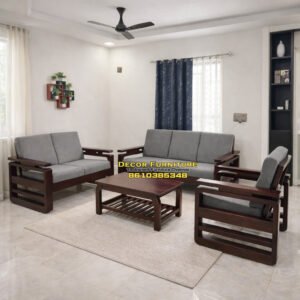 Trendy design Teakwood Sofa Set 3 +2+1 with Cushion